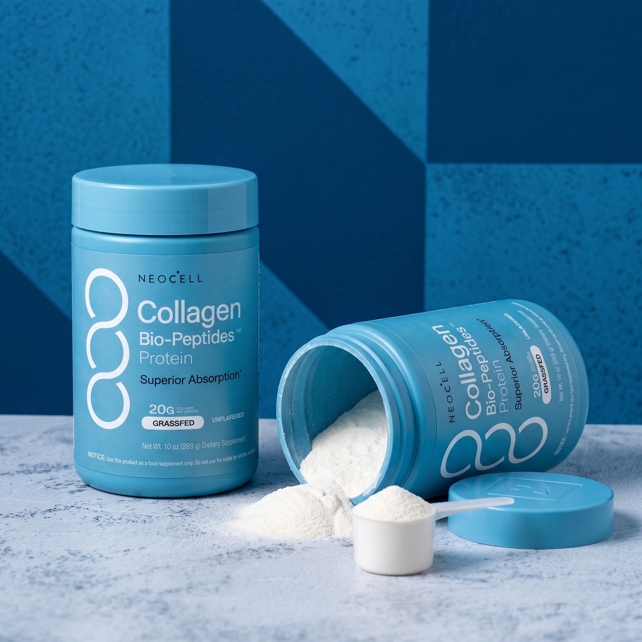 Colageno Hidrolizado NeoCell Bio-Peptides - 20 g por porcion, sin sabor