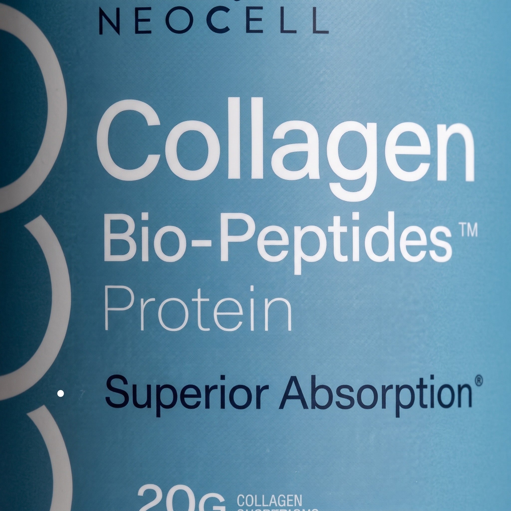 Colageno Hidrolizado NeoCell Bio-Peptides - 20 g por porcion, sin sabor