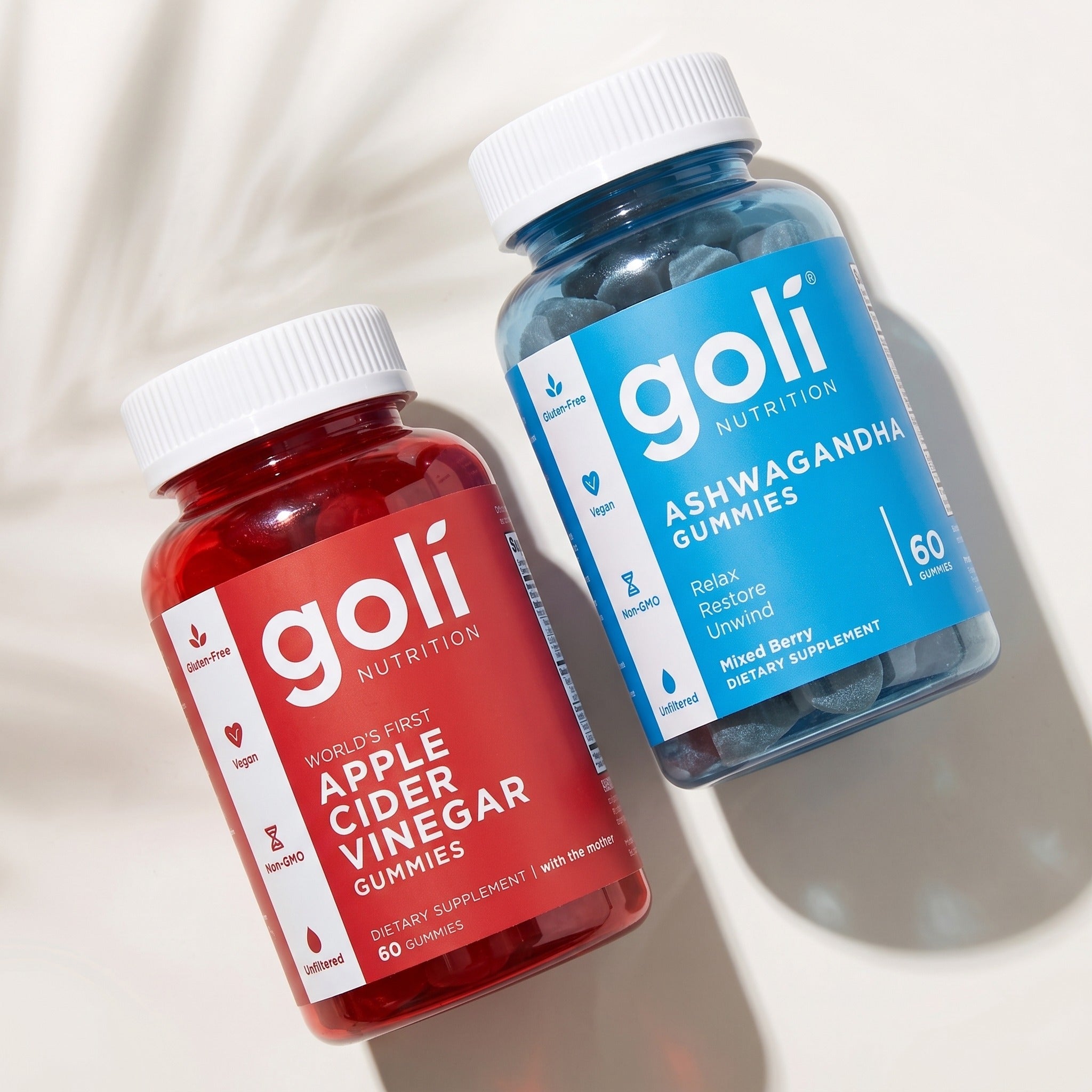 Combo Goli Bienestar Diario - 120 gomitas, vinagre de manzana y ashwagandha